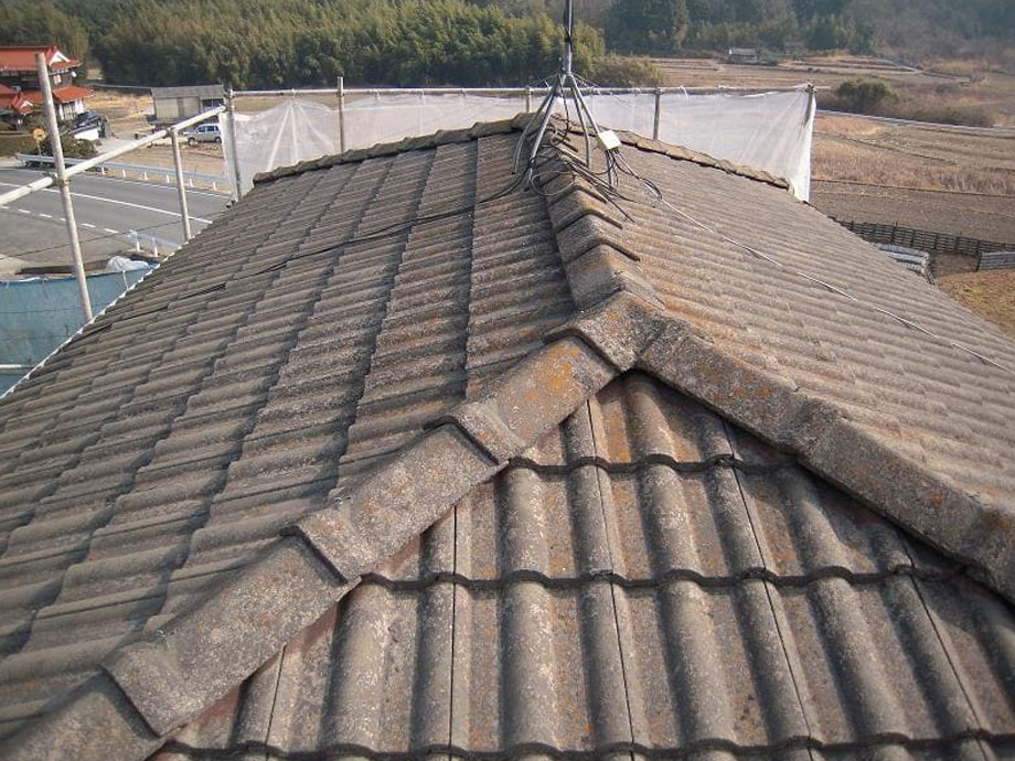屋根塗装（モニエル瓦）
