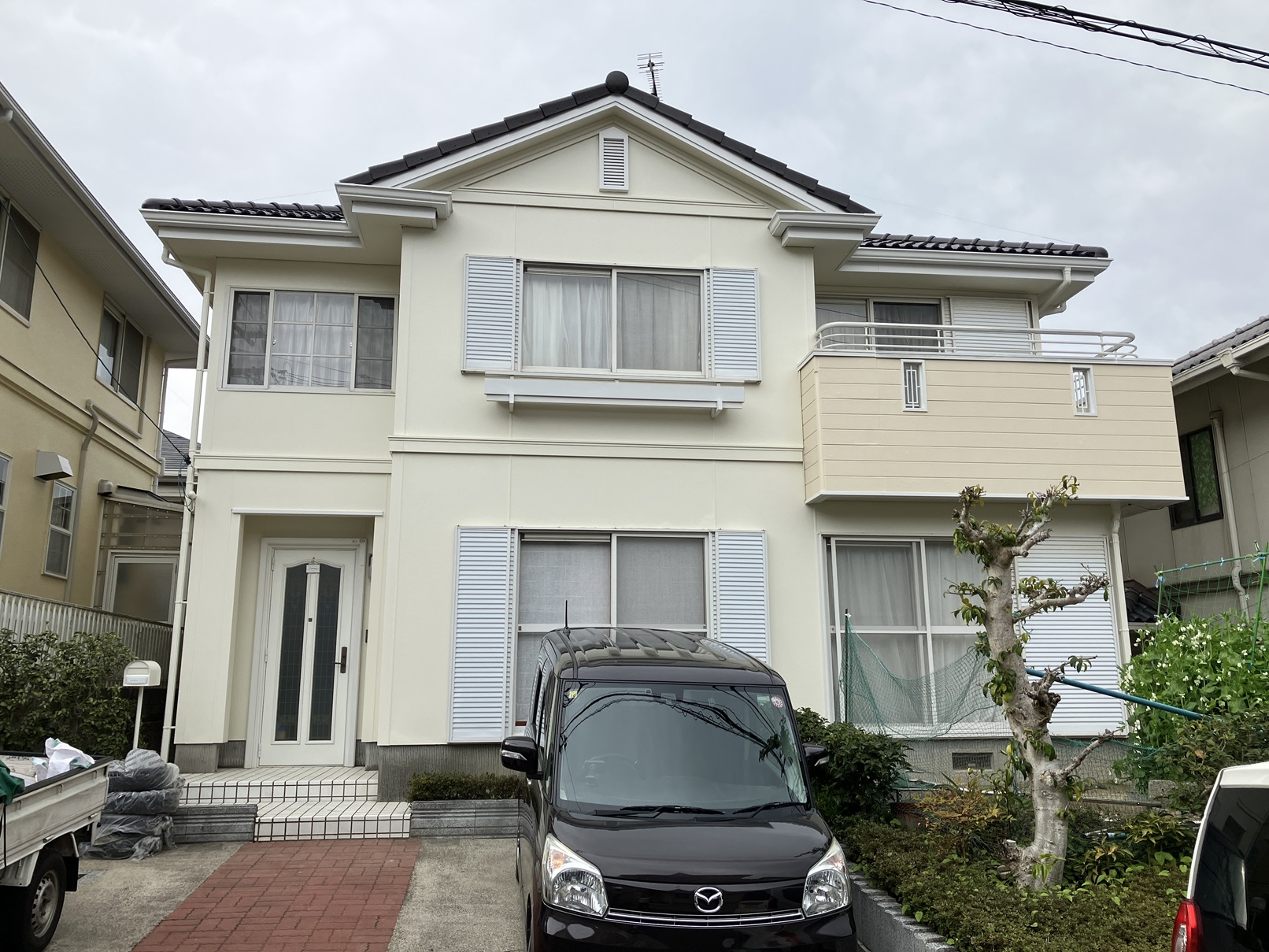 呉市神山H様邸 外壁・屋根塗装・ポリカ張替え | 平井塗装【広島県呉市