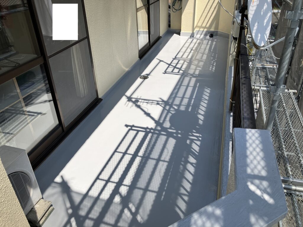 ベランダにウレタン防水