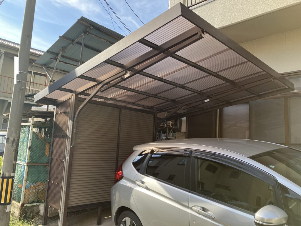 ポリカ波板張替え後