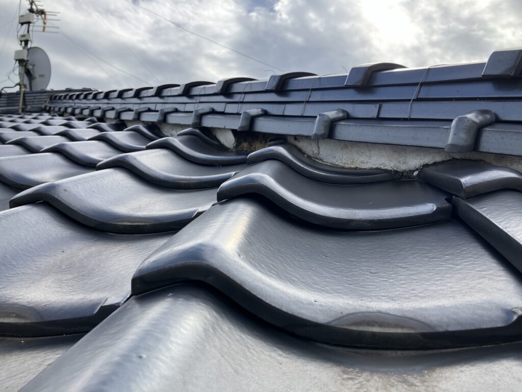 漆喰が傷んだ状態