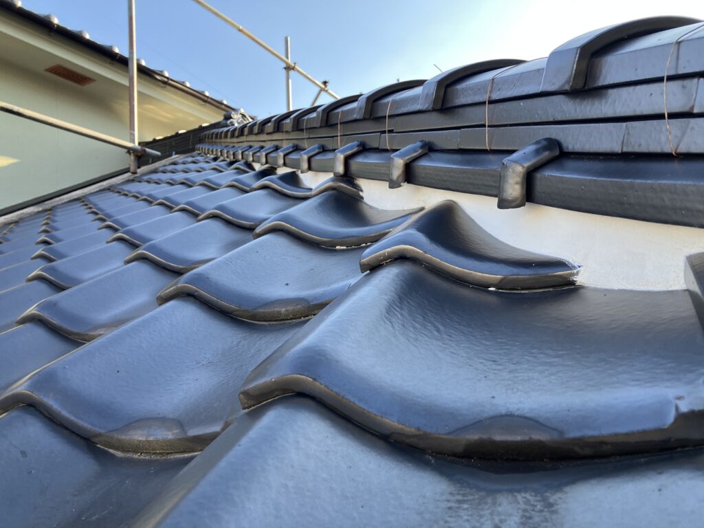 漆喰補修完了後