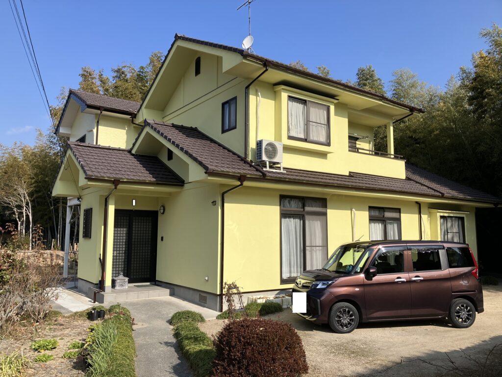 明るい色で、塗り替え