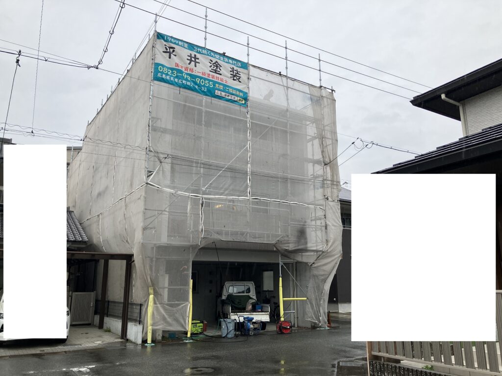 羽だし足場