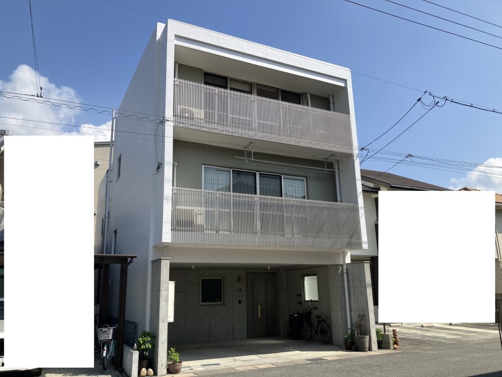 3階建て 塗り替え後