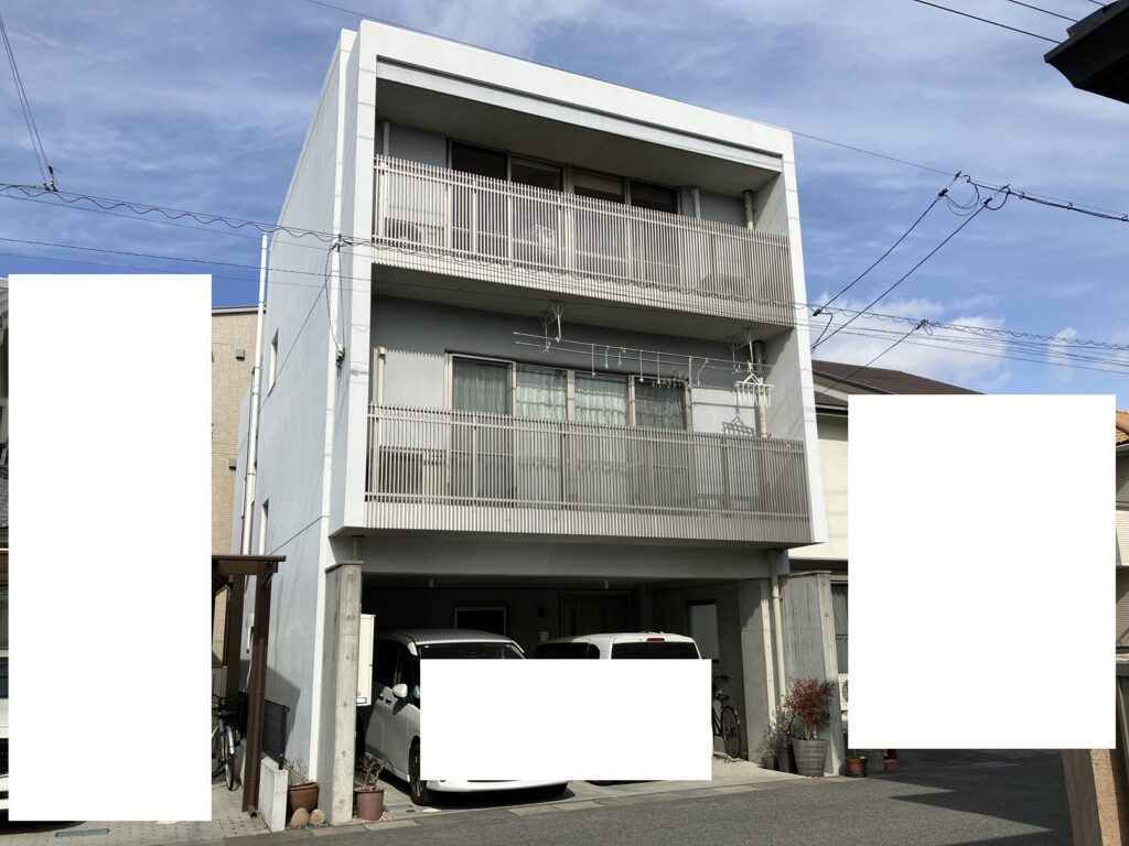 3階建て 塗り替え前